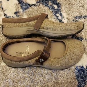 Merrel Wool Mule Mole Q-Form Ortholite Size 8